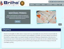 Tablet Screenshot of brilhoembalagens.com.br